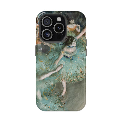 The Green Dancers by Edgar Degas - Magnetic Tough Phone