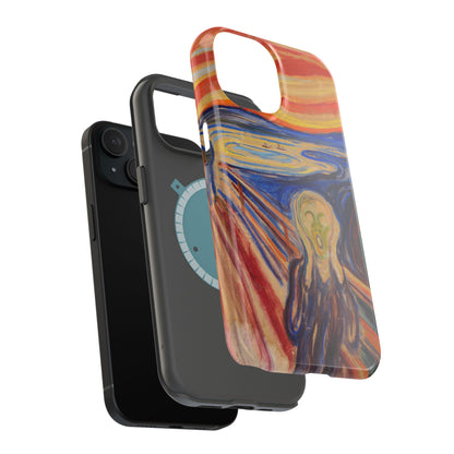 The Scream by Edvard Munch - Magnetic Tough Phone Case