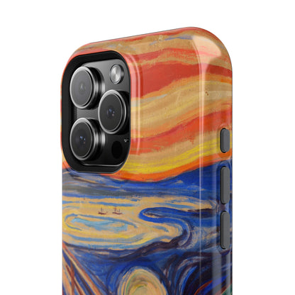 The Scream by Edvard Munch - Magnetic Tough Phone Case