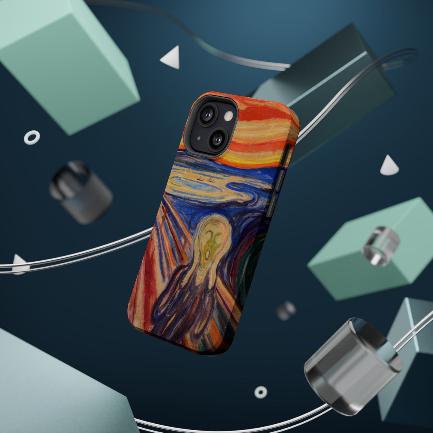 The Scream by Edvard Munch - Magnetic Tough Phone Case