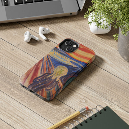 The Scream by Edvard Munch - Tough Phone Case