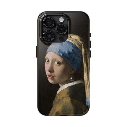 Girl with a Pearl Earring by Johannes Vermeer - Tough Phone Case