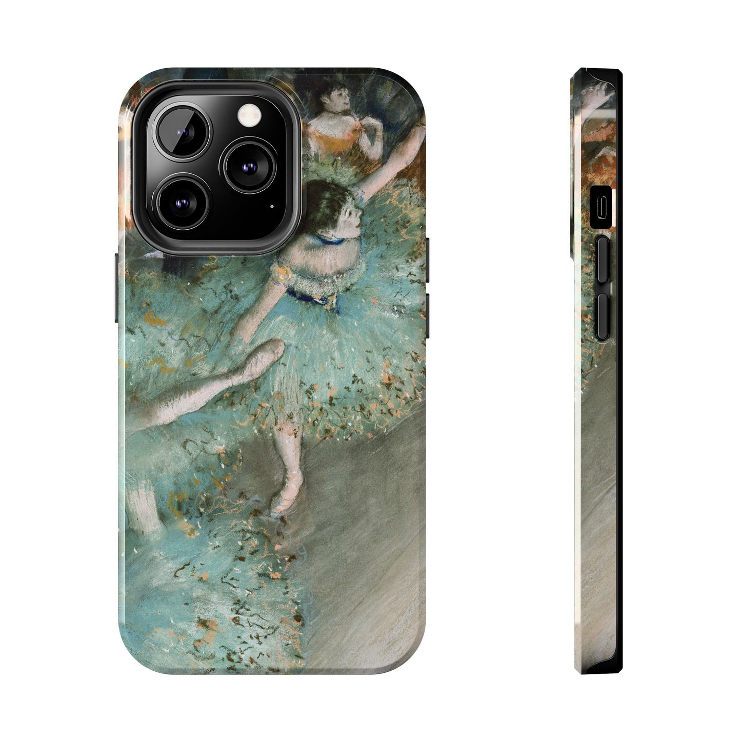 The Green Dancers by Edgar Degas - Tough Phone Case