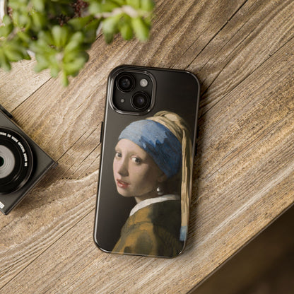 Girl with a Pearl Earring by Johannes Vermeer - Tough Phone Case