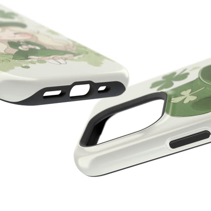 Sweet Clover Girl in Green - Magnetic Tough Phone Case