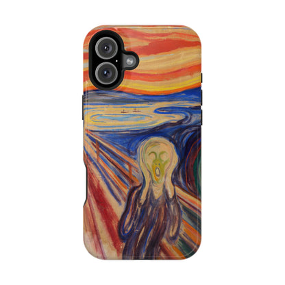 The Scream by Edvard Munch - Magnetic Tough Phone Case