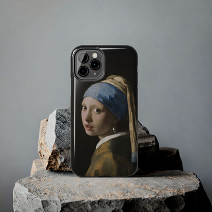 Girl with a Pearl Earring by Johannes Vermeer - Tough Phone Case