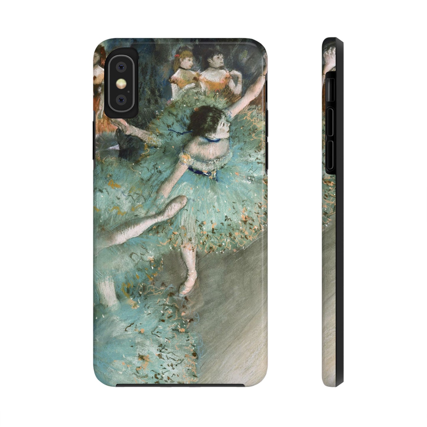 The Green Dancers by Edgar Degas - Tough Phone Case