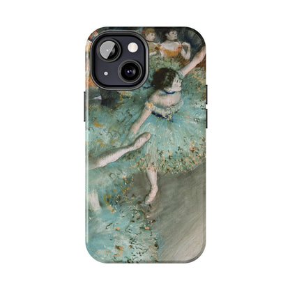 The Green Dancers by Edgar Degas - Tough Phone Case