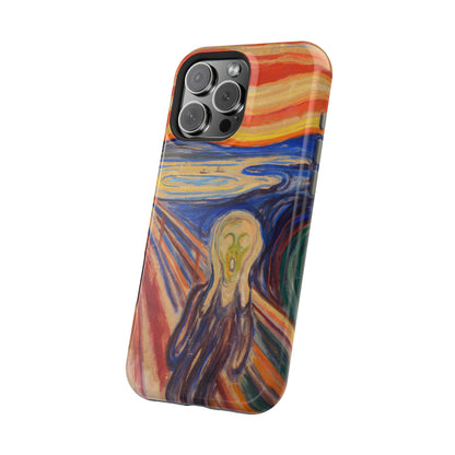 The Scream by Edvard Munch - Magnetic Tough Phone Case