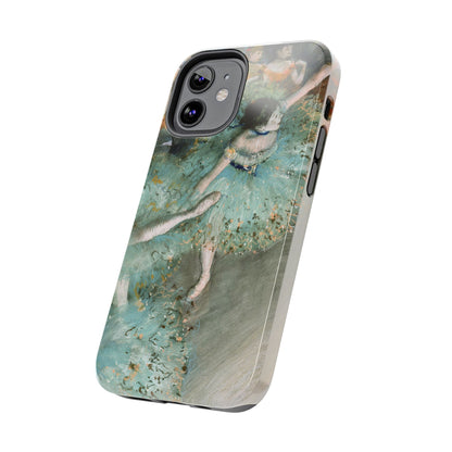 The Green Dancers by Edgar Degas - Tough Phone Case