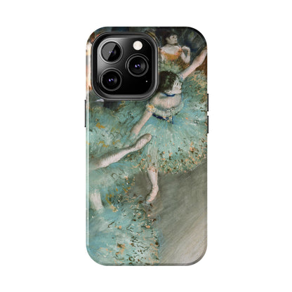 The Green Dancers by Edgar Degas - Tough Phone Case