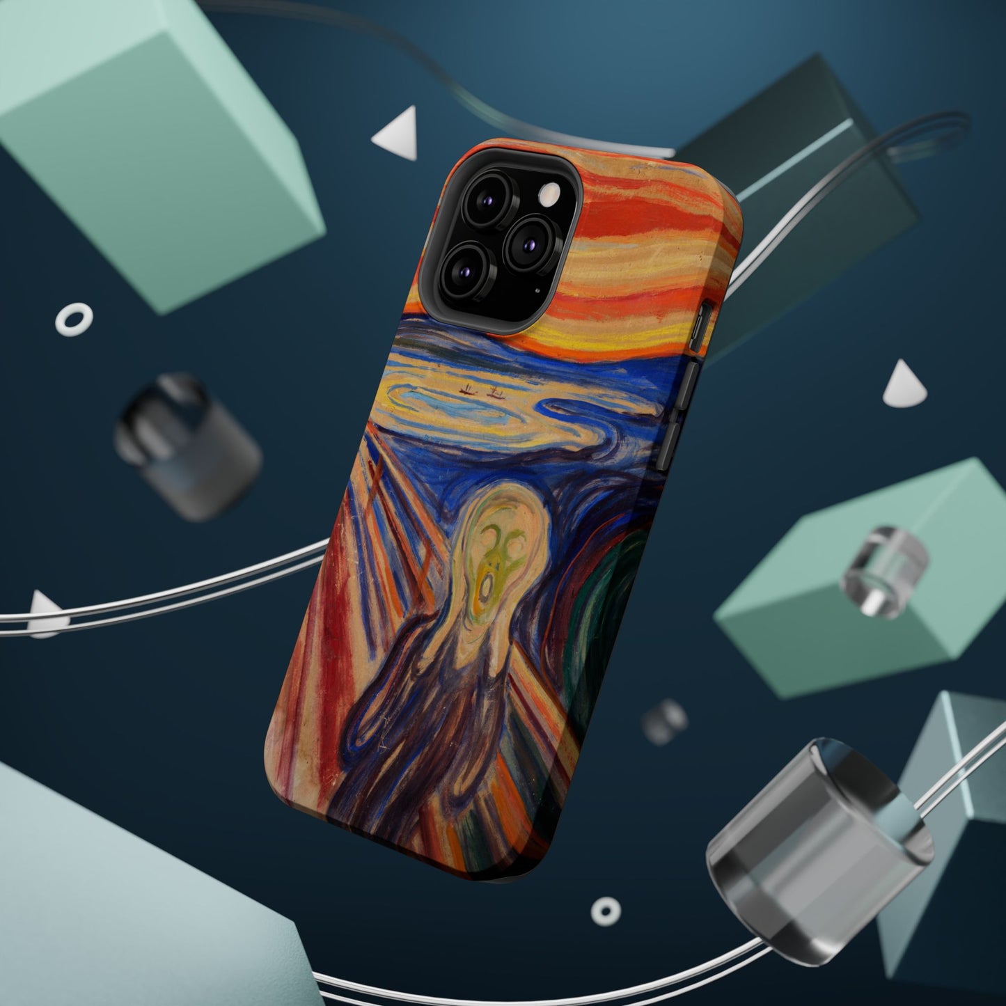 The Scream by Edvard Munch - Magnetic Tough Phone Case