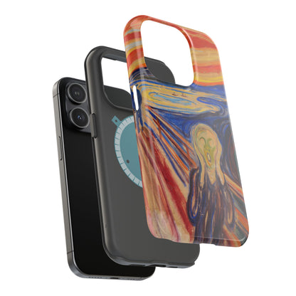 The Scream by Edvard Munch - Magnetic Tough Phone Case