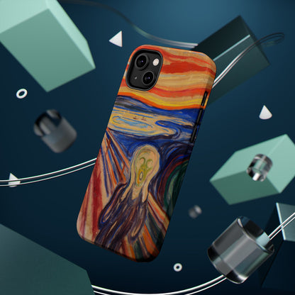 The Scream by Edvard Munch - Magnetic Tough Phone Case