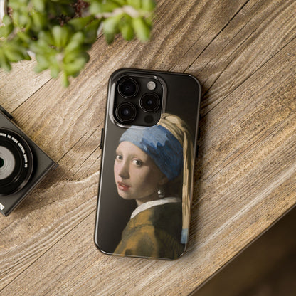 Girl with a Pearl Earring by Johannes Vermeer - Tough Phone Case