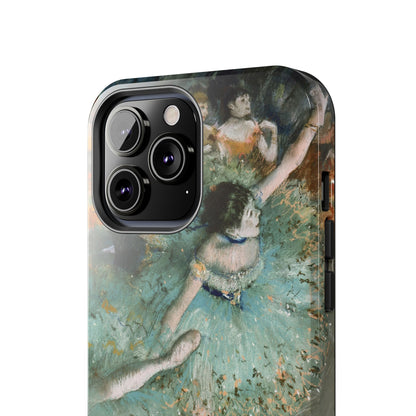 The Green Dancers by Edgar Degas - Tough Phone Case