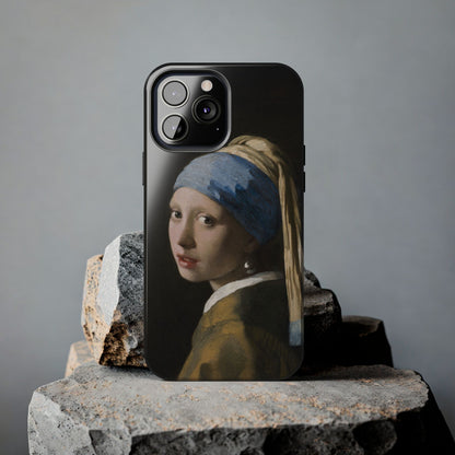 Girl with a Pearl Earring by Johannes Vermeer - Tough Phone Case