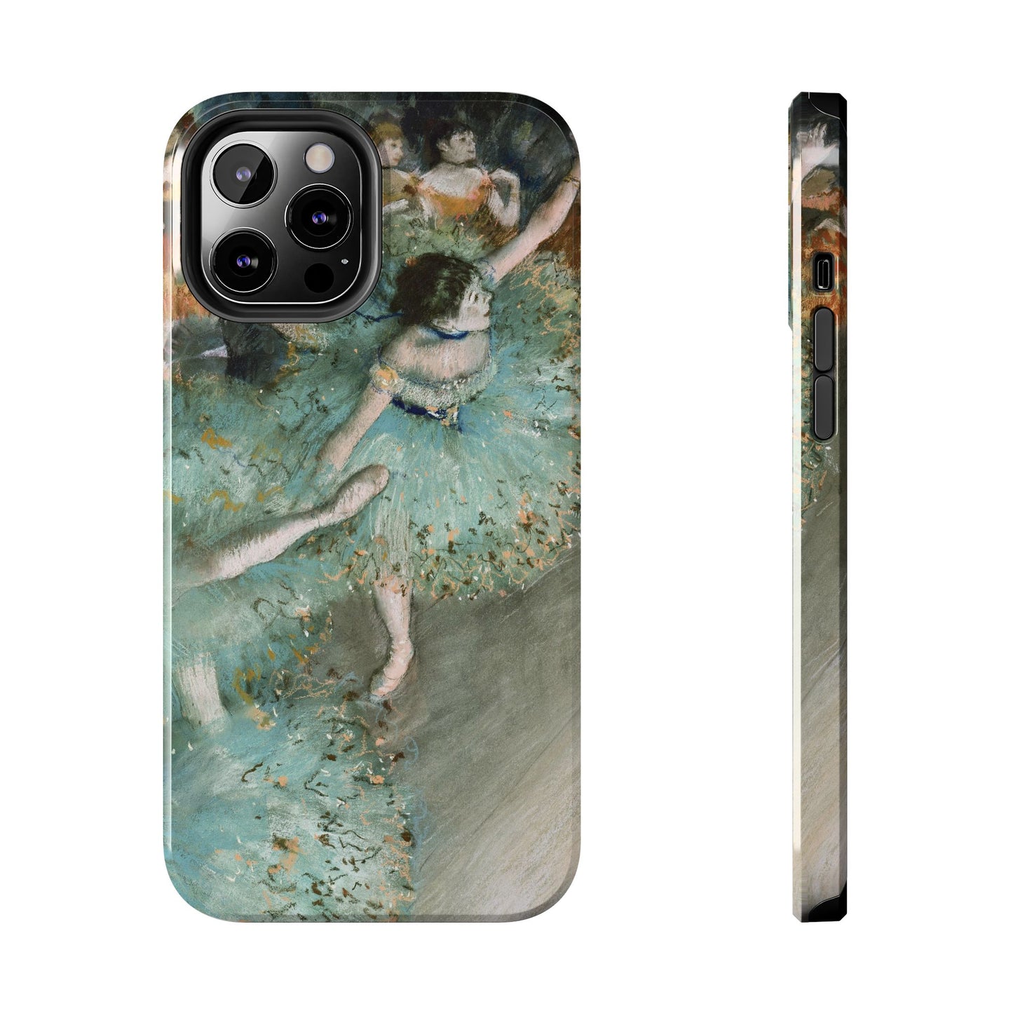 The Green Dancers by Edgar Degas - Tough Phone Case