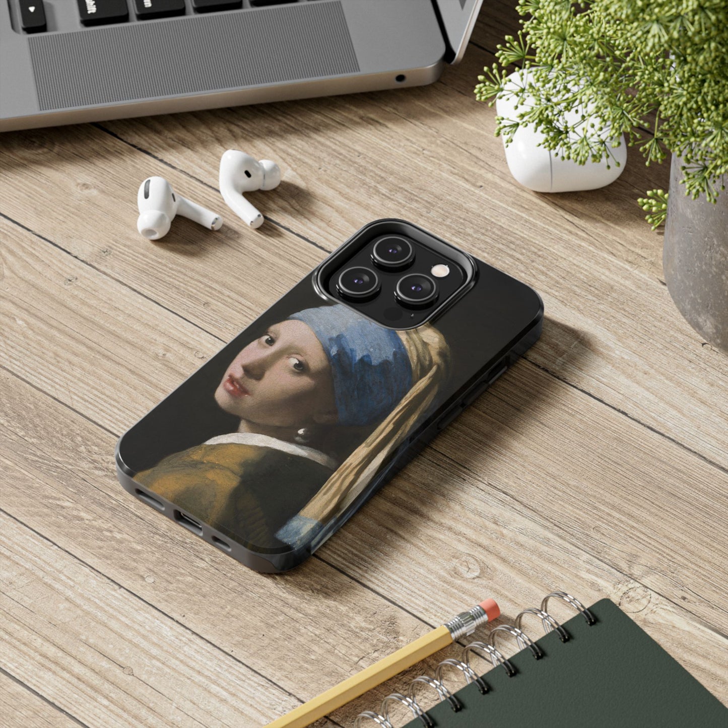 Girl with a Pearl Earring by Johannes Vermeer - Tough Phone Case