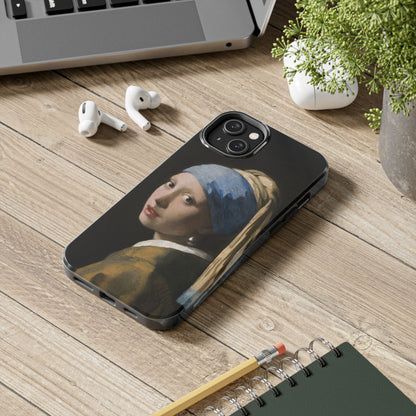 Girl with a Pearl Earring by Johannes Vermeer - Tough Phone Case