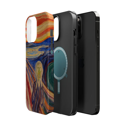 The Scream by Edvard Munch - Magnetic Tough Phone Case