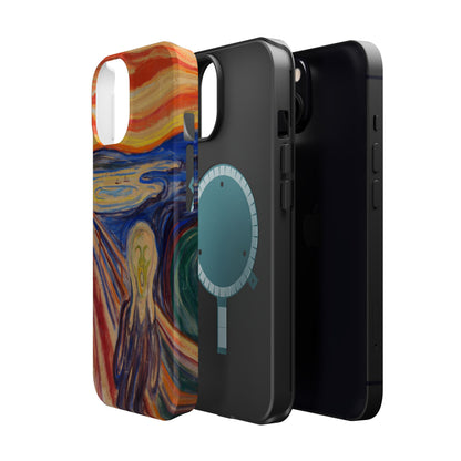 The Scream by Edvard Munch - Magnetic Tough Phone Case