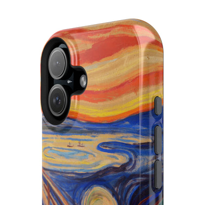 The Scream by Edvard Munch - Magnetic Tough Phone Case