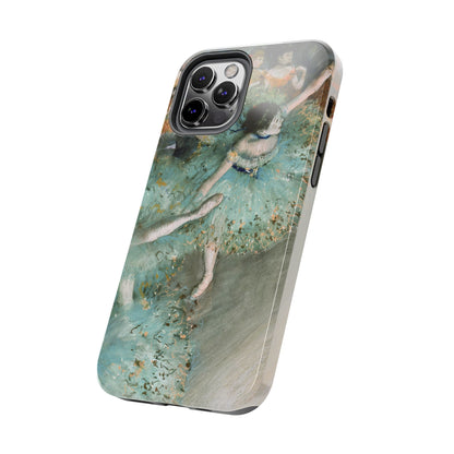 The Green Dancers by Edgar Degas - Tough Phone Case