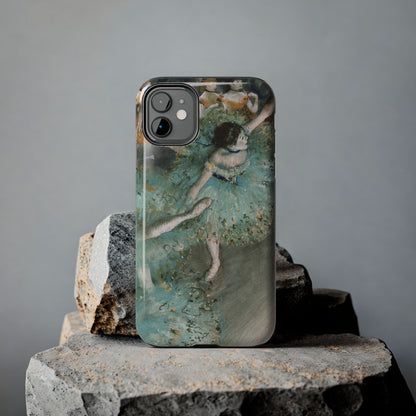 The Green Dancers by Edgar Degas - Tough Phone Case