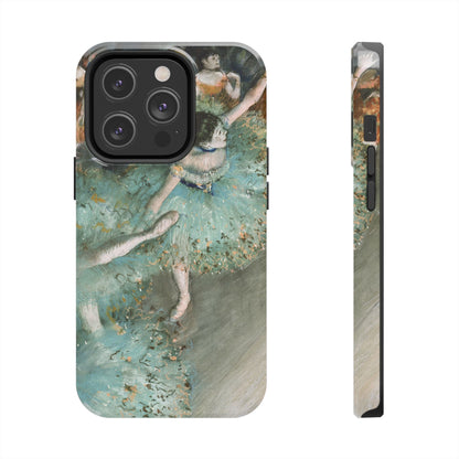 The Green Dancers by Edgar Degas - Tough Phone Case