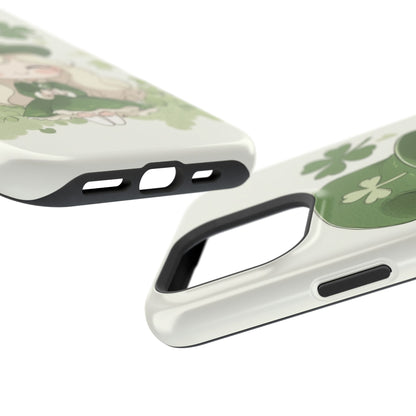 Sweet Clover Girl in Green - Magnetic Tough Phone Case