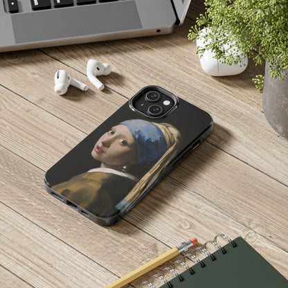 Girl with a Pearl Earring by Johannes Vermeer - Tough Phone Case