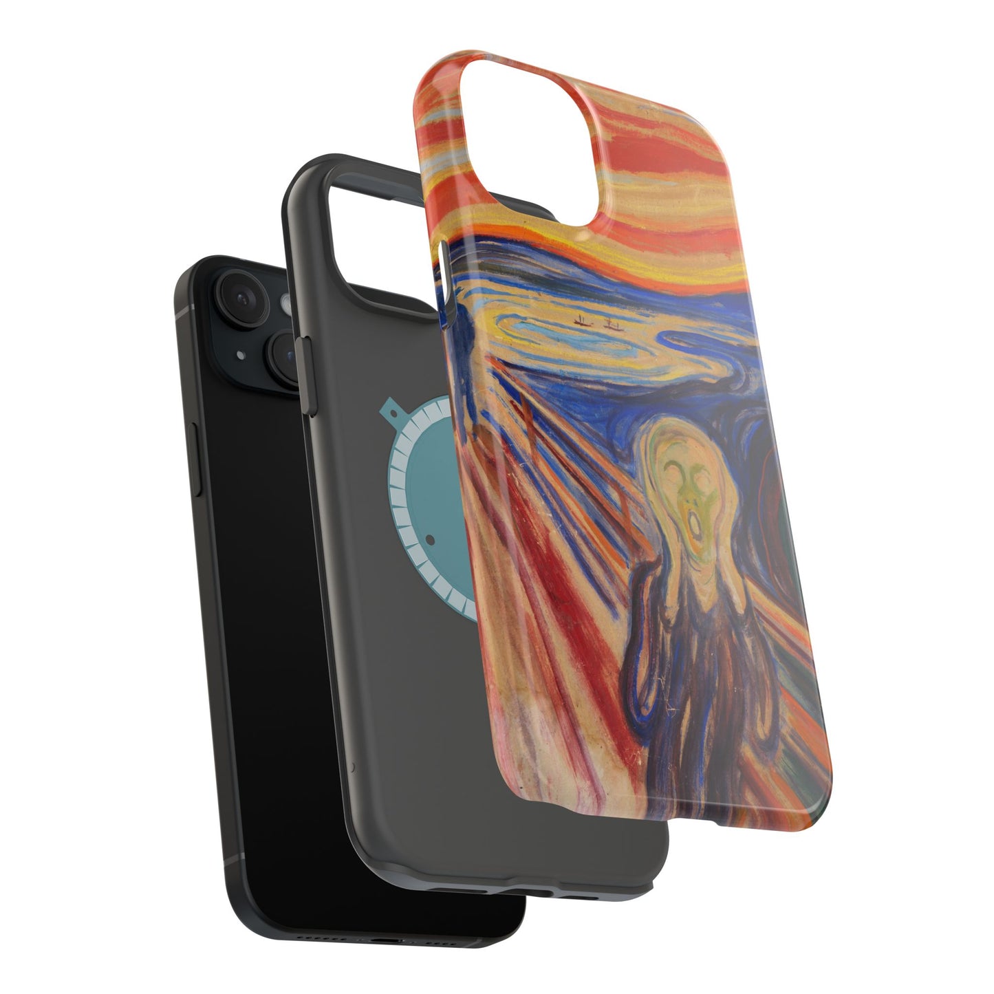 The Scream by Edvard Munch - Magnetic Tough Phone Case