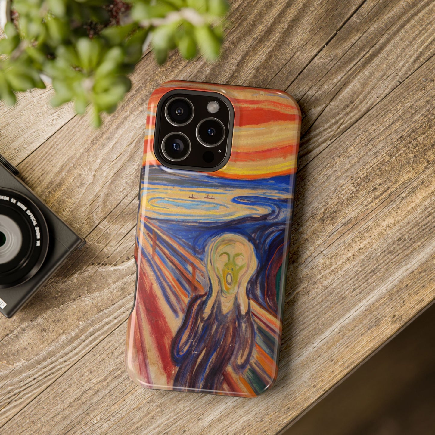 The Scream by Edvard Munch - Magnetic Tough Phone Case