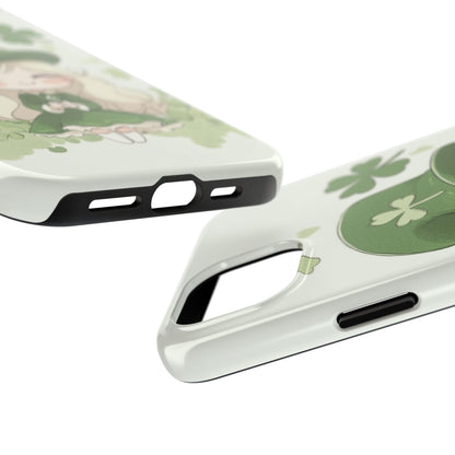 Sweet Clover Girl in Green - Tough Phone Case