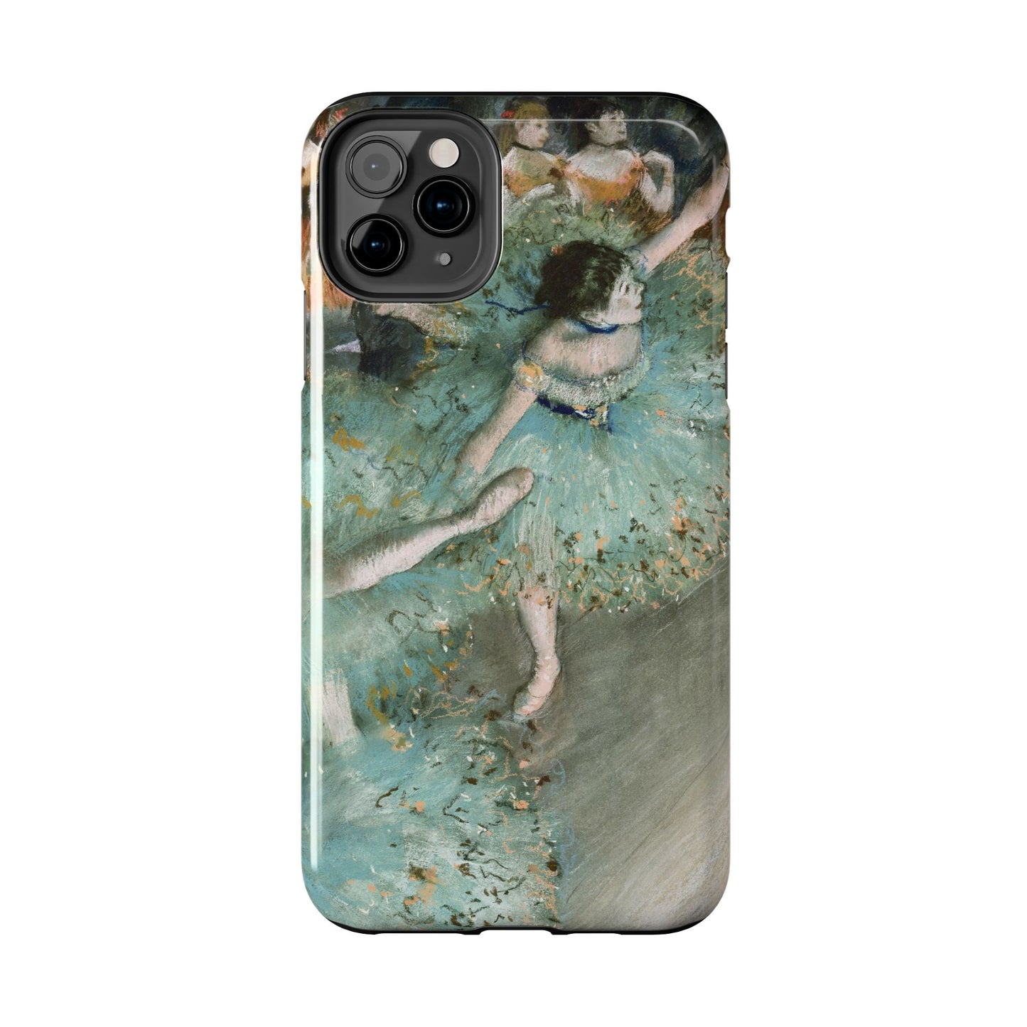 The Green Dancers by Edgar Degas - Tough Phone Case