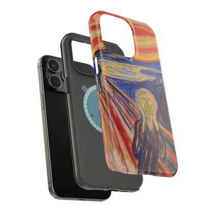 The Scream by Edvard Munch - Magnetic Tough Phone Case