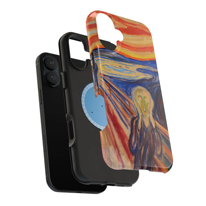 The Scream by Edvard Munch - Magnetic Tough Phone Case