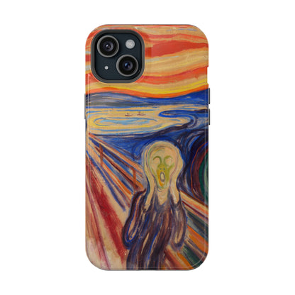 The Scream by Edvard Munch - Magnetic Tough Phone Case