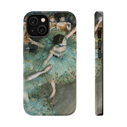 The Green Dancers by Edgar Degas - Magnetic Tough Phone