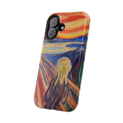 The Scream by Edvard Munch - Magnetic Tough Phone Case