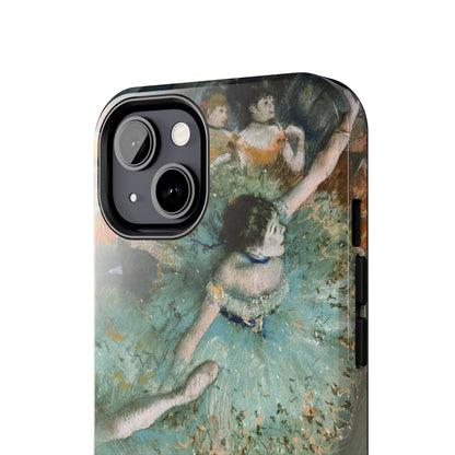 The Green Dancers by Edgar Degas - Tough Phone Case