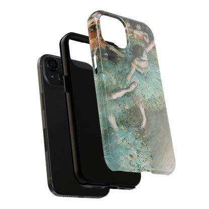 The Green Dancers by Edgar Degas - Tough Phone Case