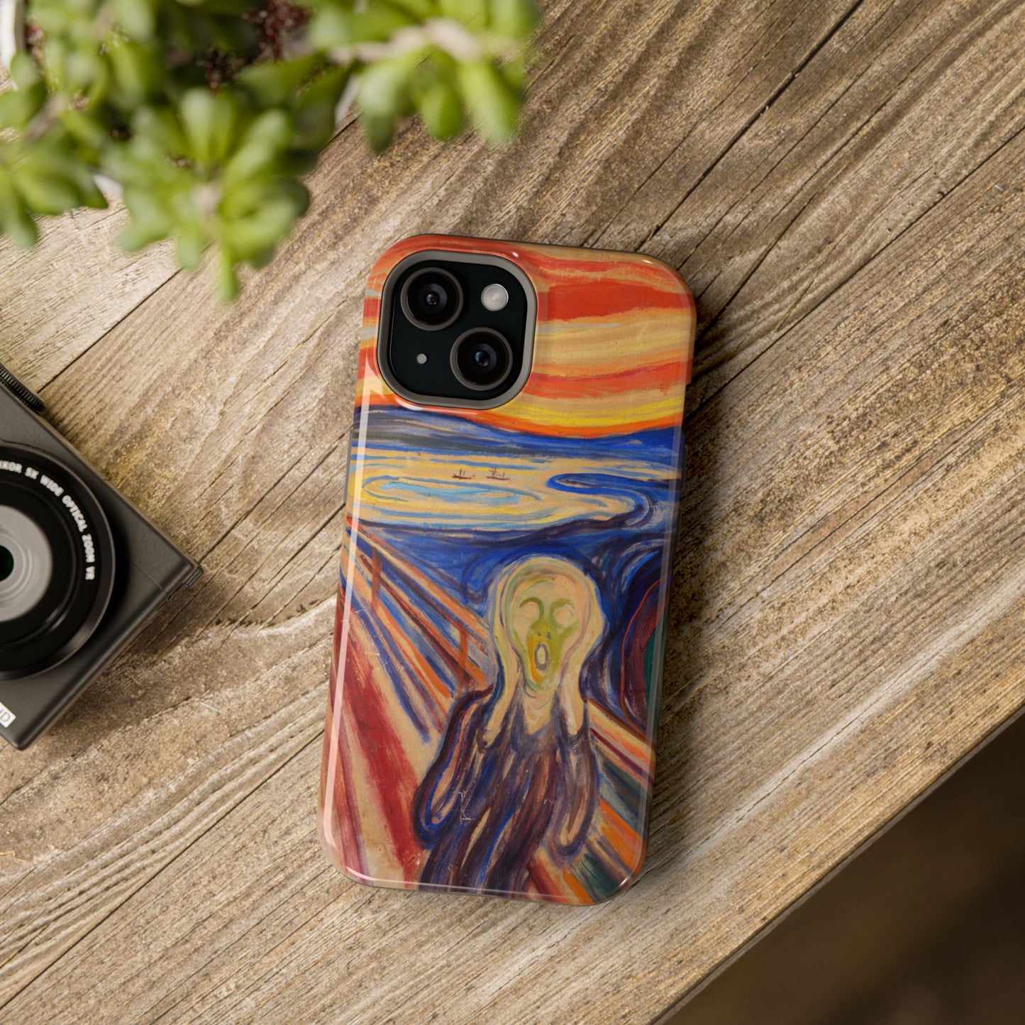 The Scream by Edvard Munch - Magnetic Tough Phone Case