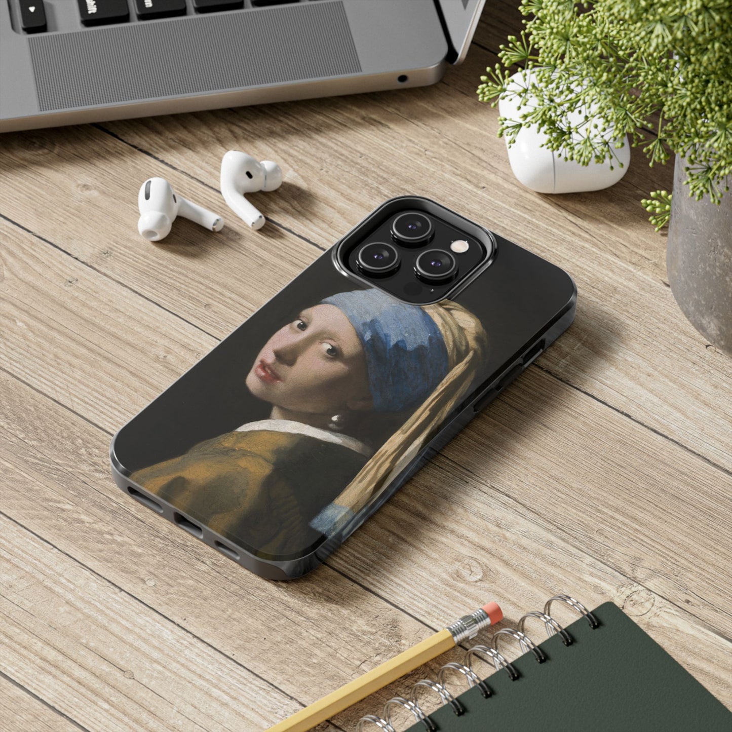 Girl with a Pearl Earring by Johannes Vermeer - Tough Phone Case