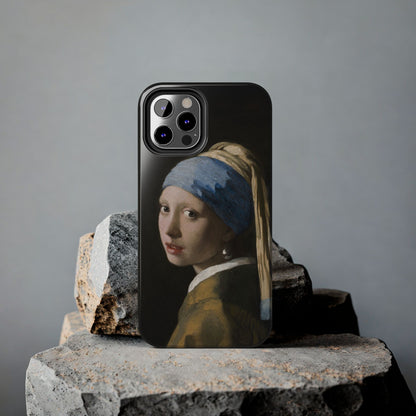 Girl with a Pearl Earring by Johannes Vermeer - Tough Phone Case