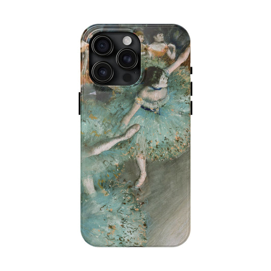 The Green Dancers by Edgar Degas - Tough Phone Case