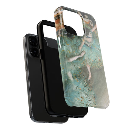 The Green Dancers by Edgar Degas - Tough Phone Case