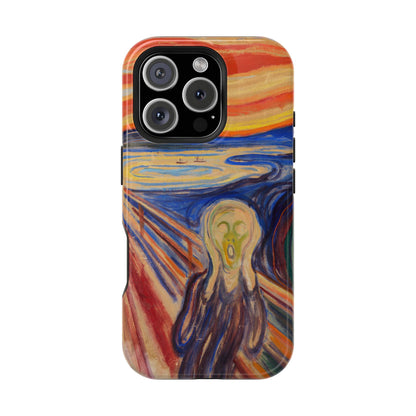 The Scream by Edvard Munch - Magnetic Tough Phone Case